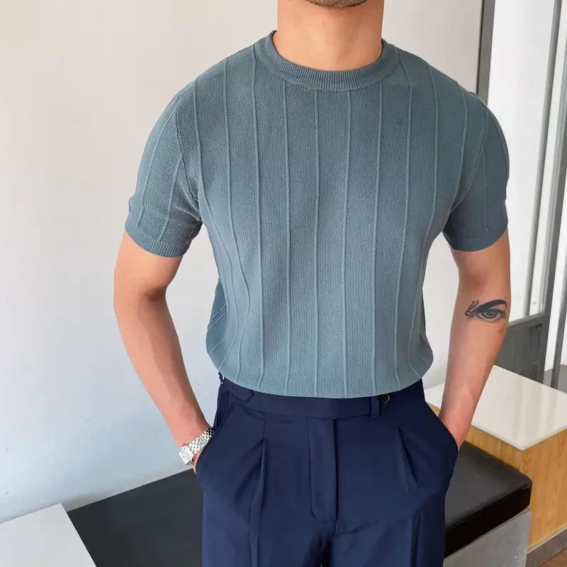 Short Sleeve Knit Tee