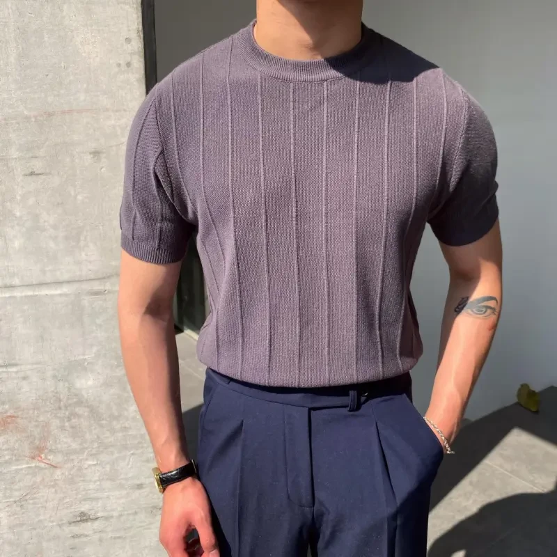 Short Sleeve Knit Tee