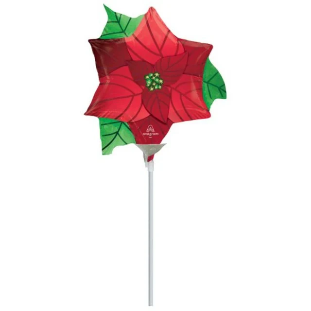 Mini Shape Satin Infused Poinsettia