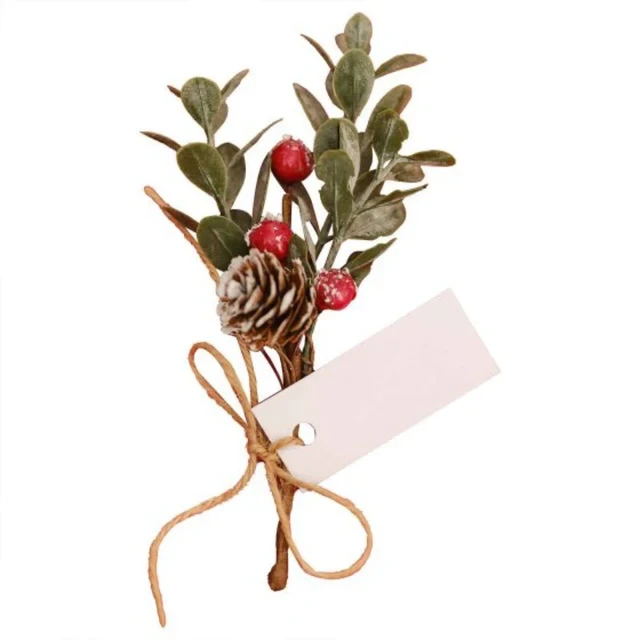 Rustic Red Place Card Holders - Pack of 6