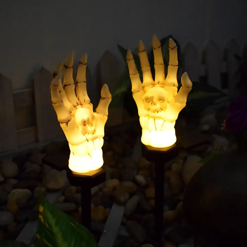 Waterproof Ghost Hand Light Courtyard Solar Light