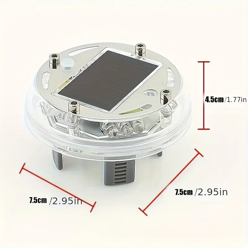 Solar Car Wheel LED Ambient Light Dazzling Colors