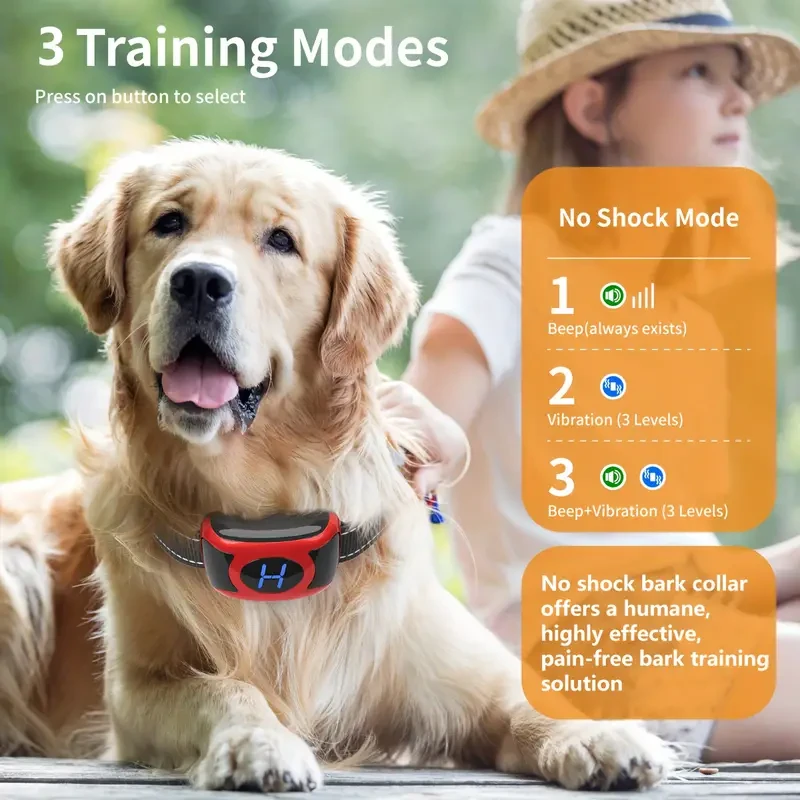 Dog Bark Collar - Rechargeable