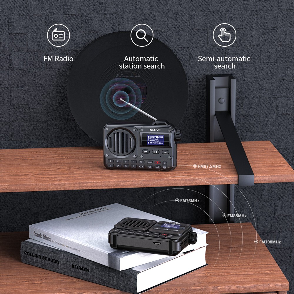 MLOVE BV800 Super-Portable Bluetooth Speaker