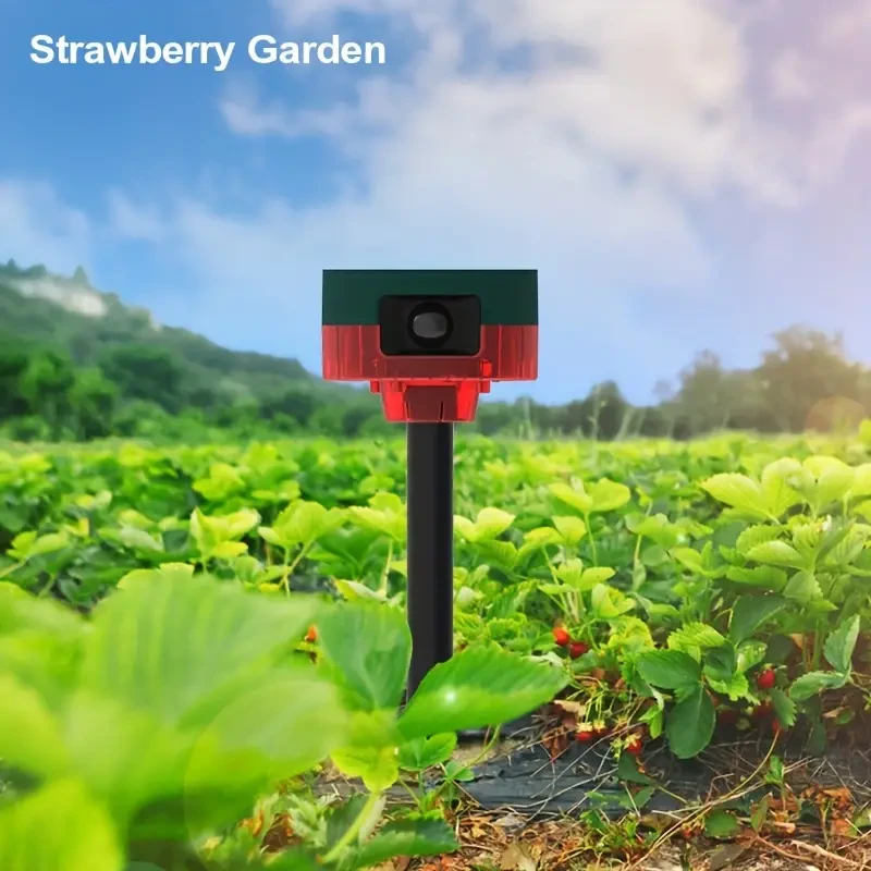 360 Solar Animal Repeller Alarm - Induction with 13 Effects and Recording