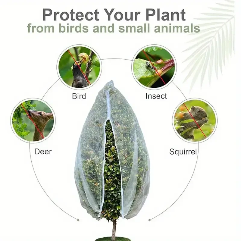 PE Material Fruit Tree Protective Net Bags