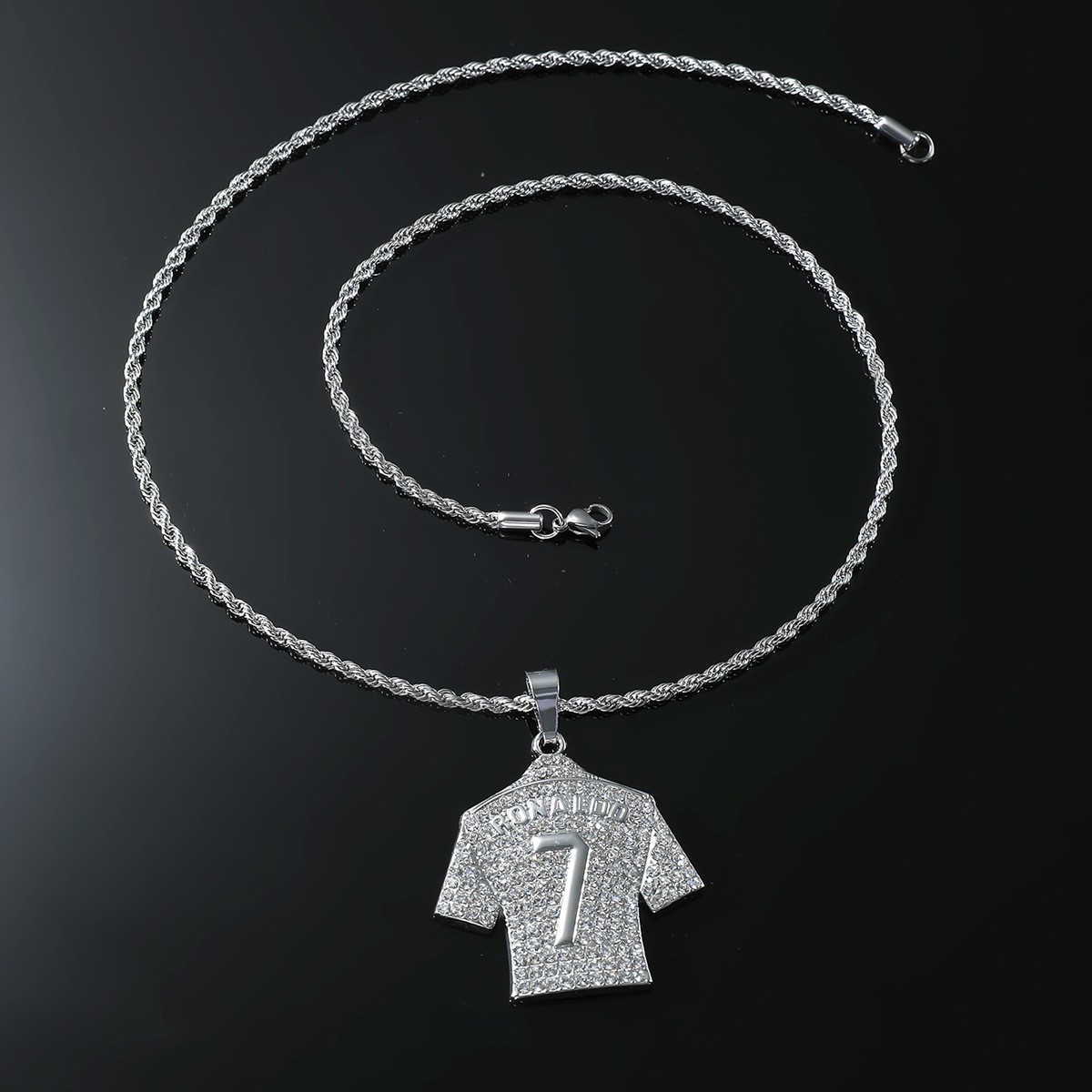 HNSP Cristiano Ronaldo CR7 Jersey Pendant Necklace