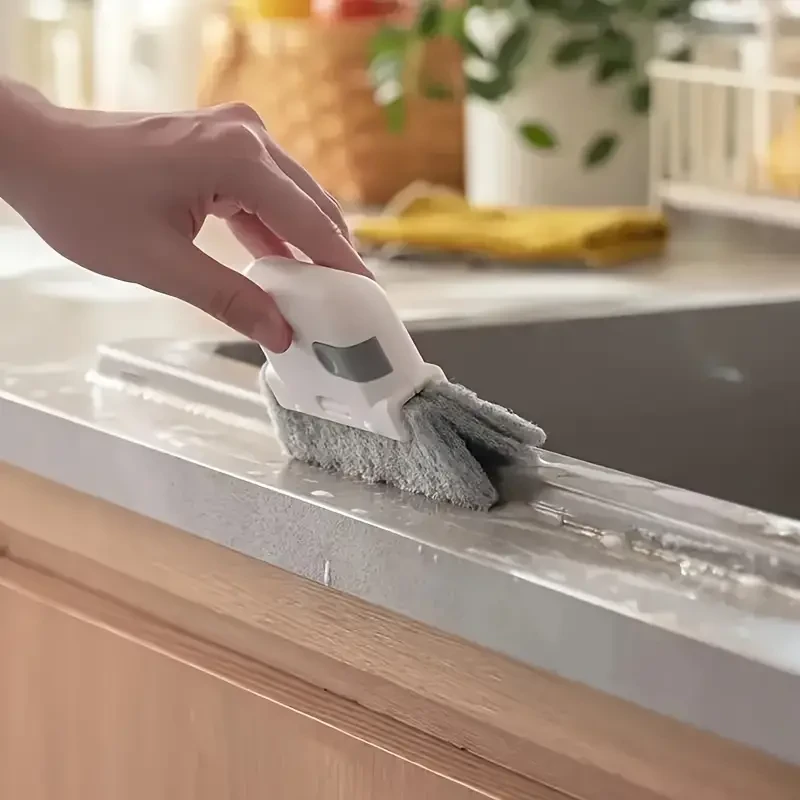 4pcs Universal Window and Door Track Cleaning Brush - Easily Clean Small Gaps and Frames