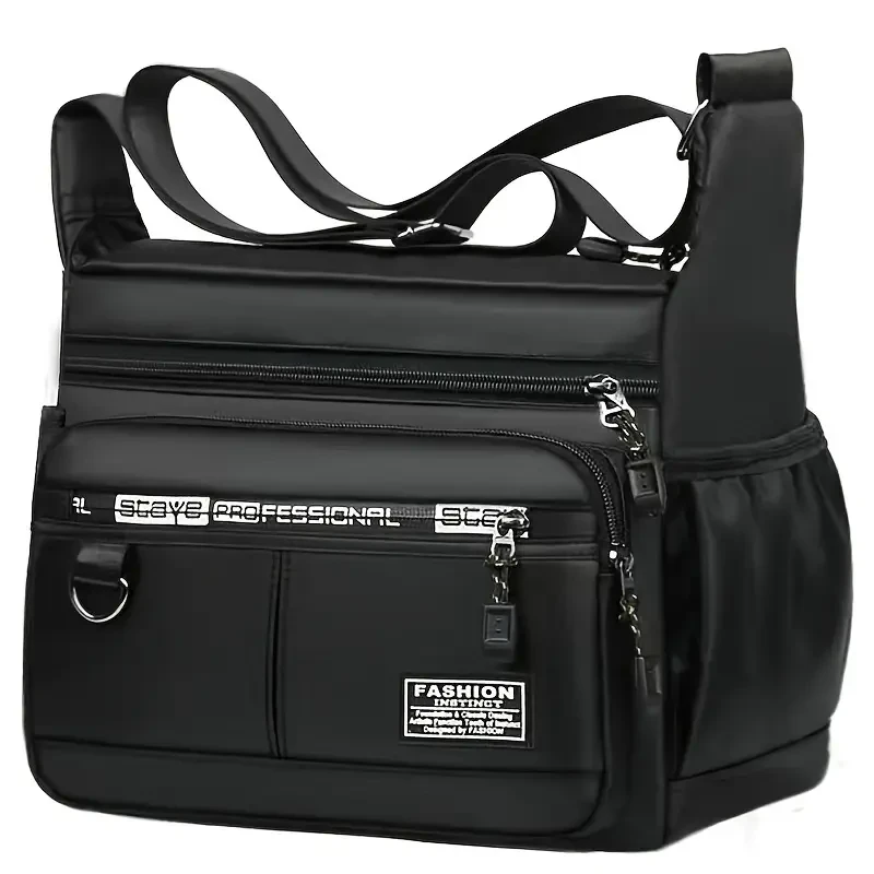 Oxford Cloth Waterproof Large Capacity Crossbody Bag For Men