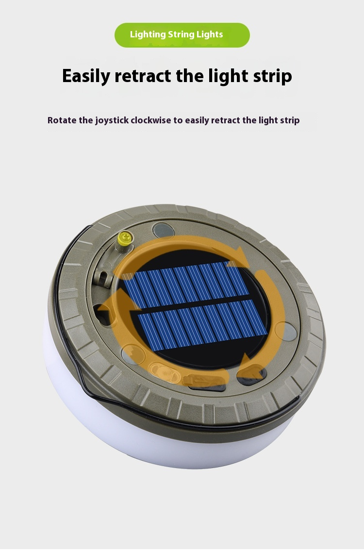Outdoor Solar Camping Tent Light