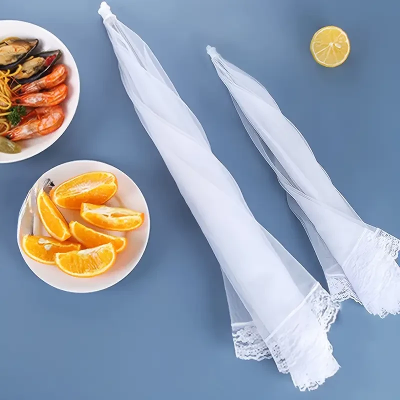 Large Pop-Up White Mesh Food Cover Tent