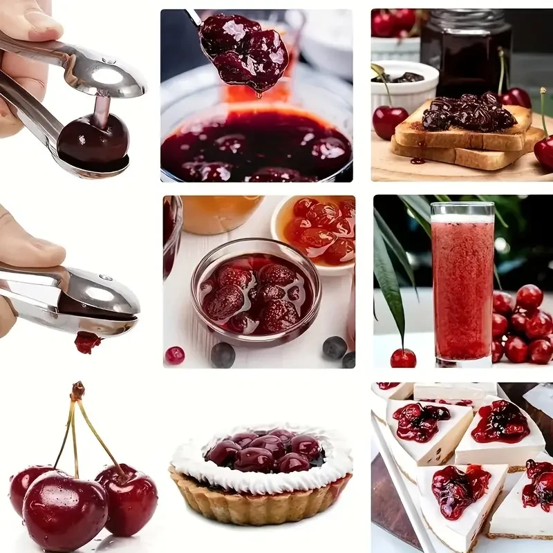 Reusable Hand Pressed Cherry Corer - Multifunctional Fruit Corer, RV Outdoor Camping Tool