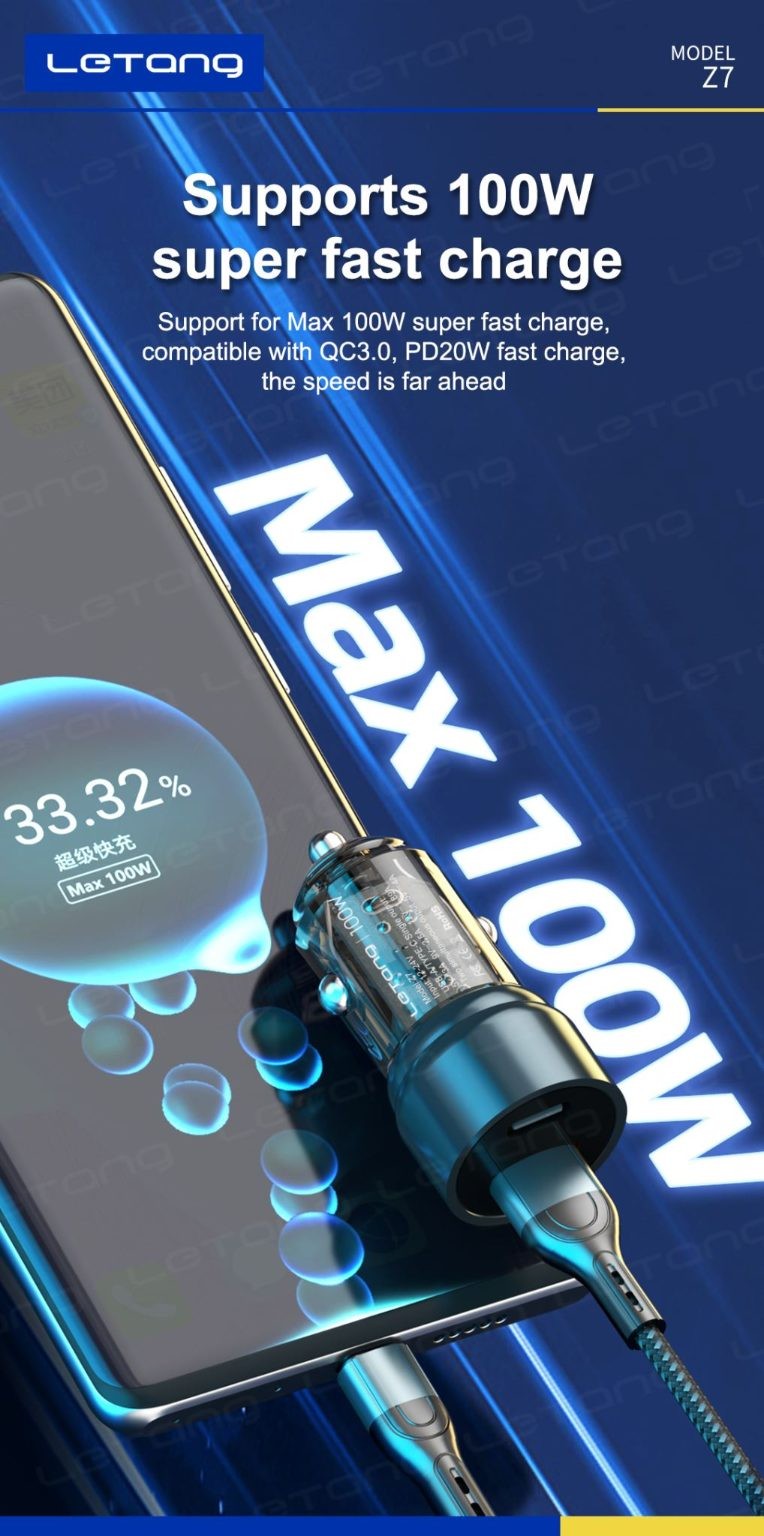 Car Charger, 100W
