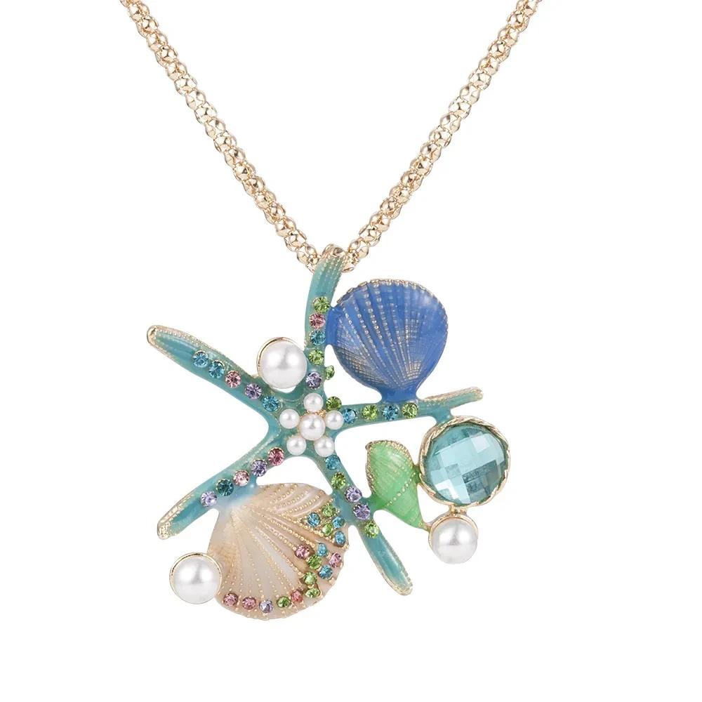 Starfish pendant necklace
