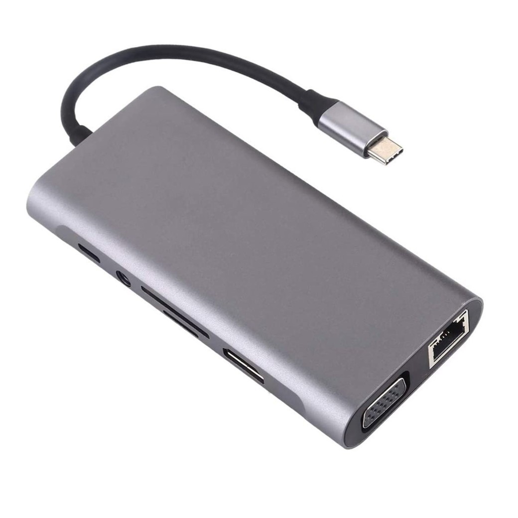Type-c Docking Station 11-in-one With Hdmi Network Card All-in-one Converter