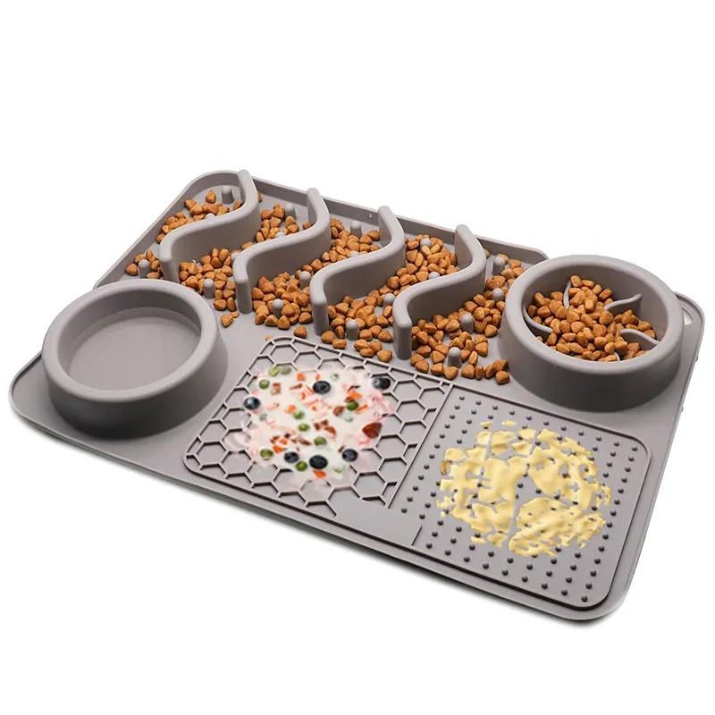 Dog Silicone Licking Pad Pet Licking Mat Silicone