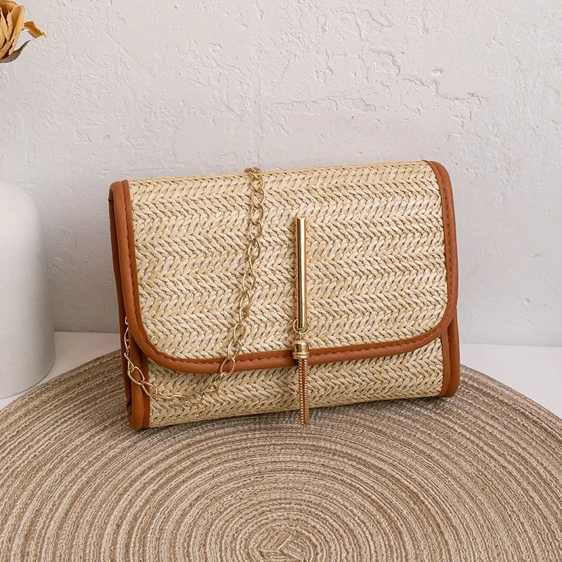 Straw Bag Trendy And Versatile Women