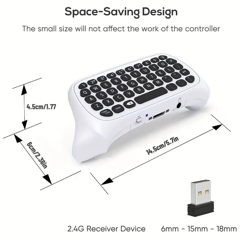 Controller Keyboard for Xbox Series X/S/One/One S Wireless Gaming