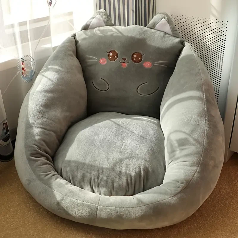1pc Soft Cozy Plush Floor Cushion
