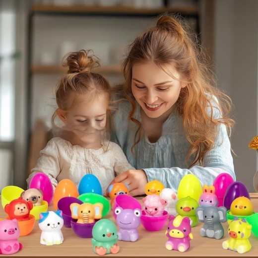 Easter Eggs24 Pack Slow Rising Soft Pressure Reduction Toy