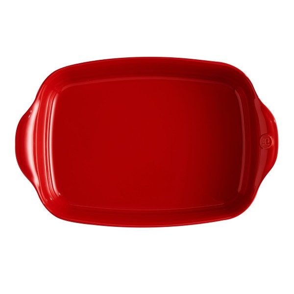 Large Rectangular Oven Dish - Burgundy - Emile Henry