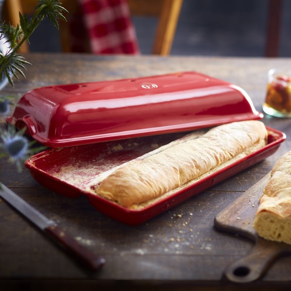 Ciabatta Bread Baker - Burgundy - Emile Henry