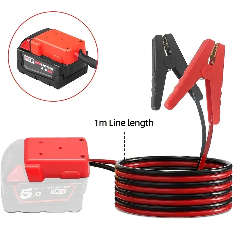 1pc Milwaukee 18V Battery Jumper Cable Clamp