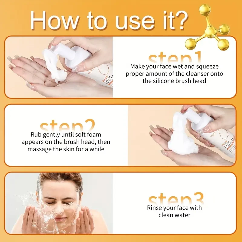 Rice Fermentation Filtrate Foaming Cleanser