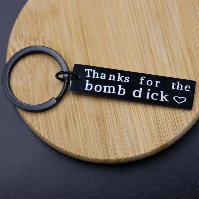 Couple Funny Creative Stainless Steel Keychain