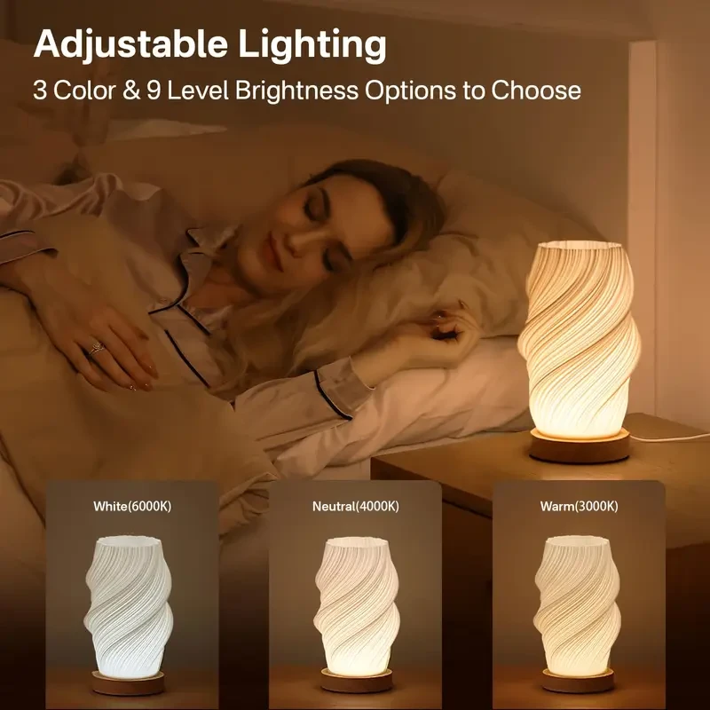 OSORD Modern Dimmable Table Lamp