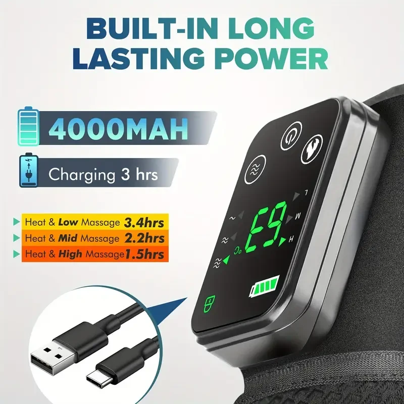 Electric Heating Knee Brace with Vibration