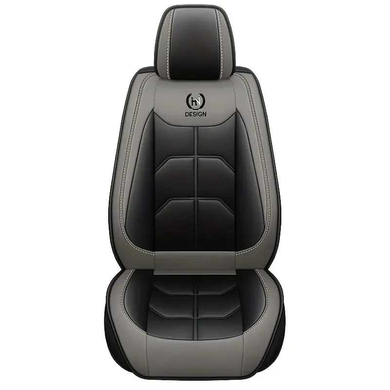 Luxury Premium PU Leather Front Seat Cover - Durable & Comfortable Universal Fit for Cars, SUVs, Vans & Trucks