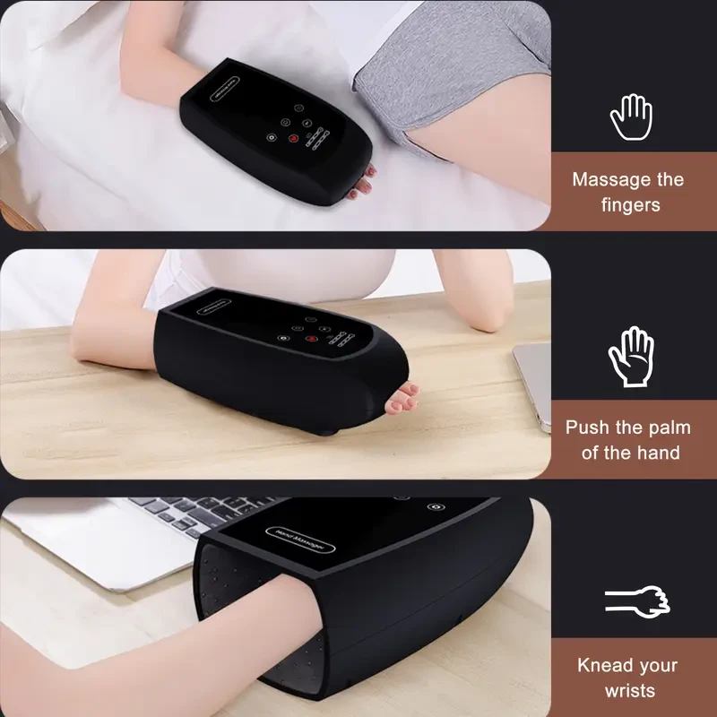 AISZG Hand Massager with Compression & Heating