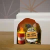 3D Mouse Reading Book in Mouse Hole - Wall Decal Sticker