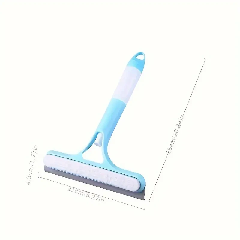 3-in-1 Glass Wiper with Scraper & Sprayer - Multifunctional Window Cleaner