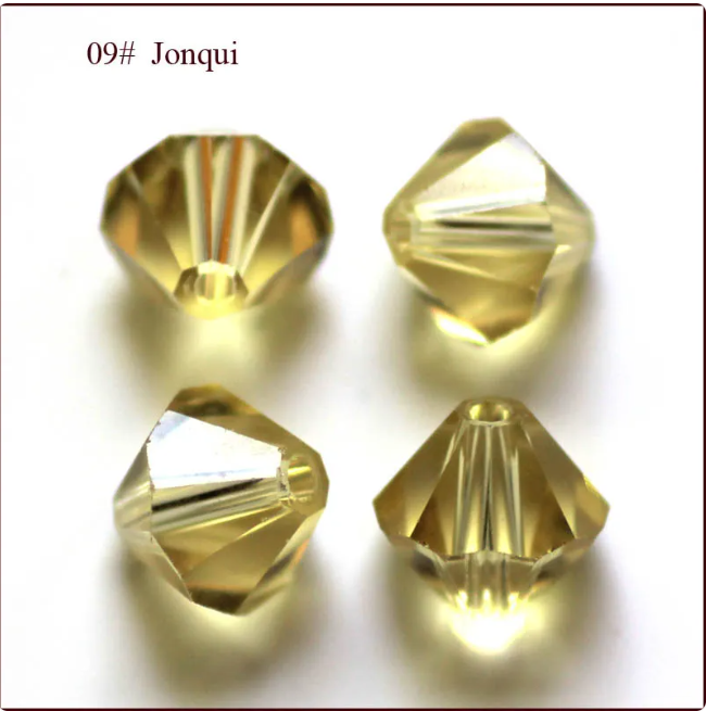 Diamond Shaped Crystal Beads