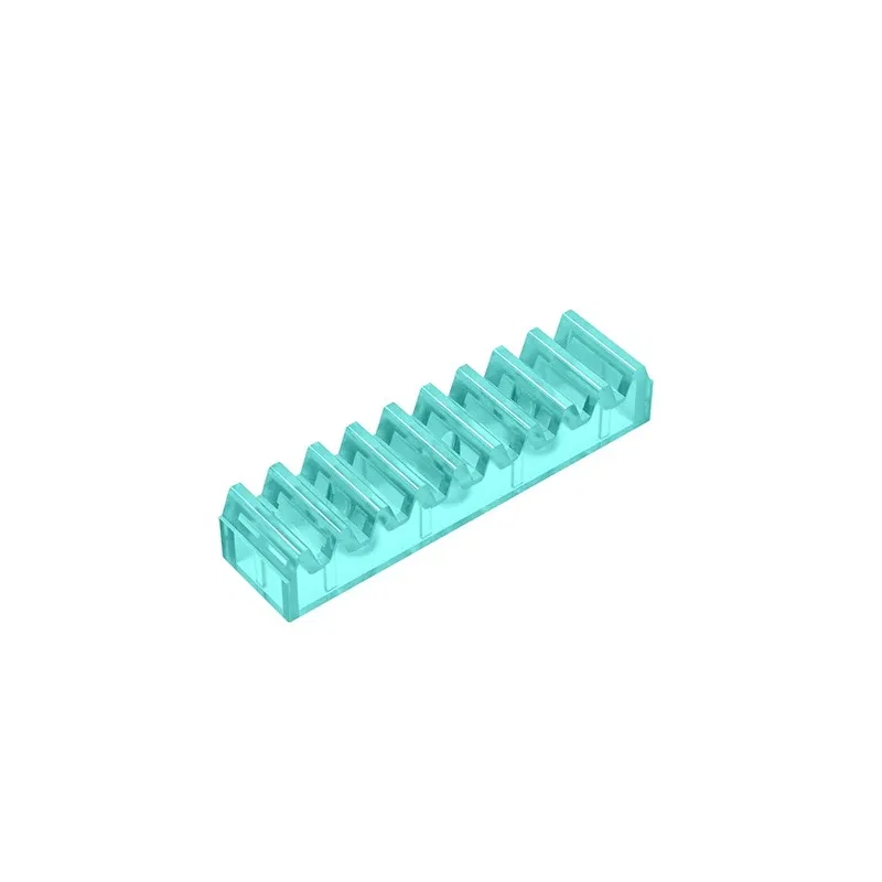 Color: green - Gobricks GDS-1171 Technical, Gear Rack 1 x 4 compatible with lego 3743children's DIY Gifts Educational Building Blocks Technical