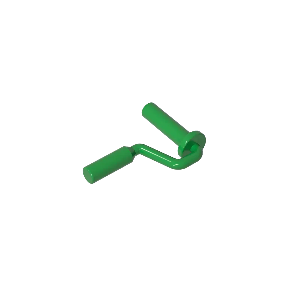 Color: Yellow - Gobricks GDS-90263 Equipment Paint Roller Brush Handle Edge On Handle compatible with lego 12885 Assembles Building Blocks