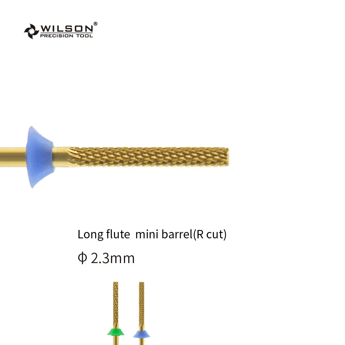 Color: Light green, Ships From: CHINA - WILSON Long Flute 2.3mm Mini Barrel - R Rut -Tools Nails Cutters for manicure Drill Bits nails accessories remove hard gel