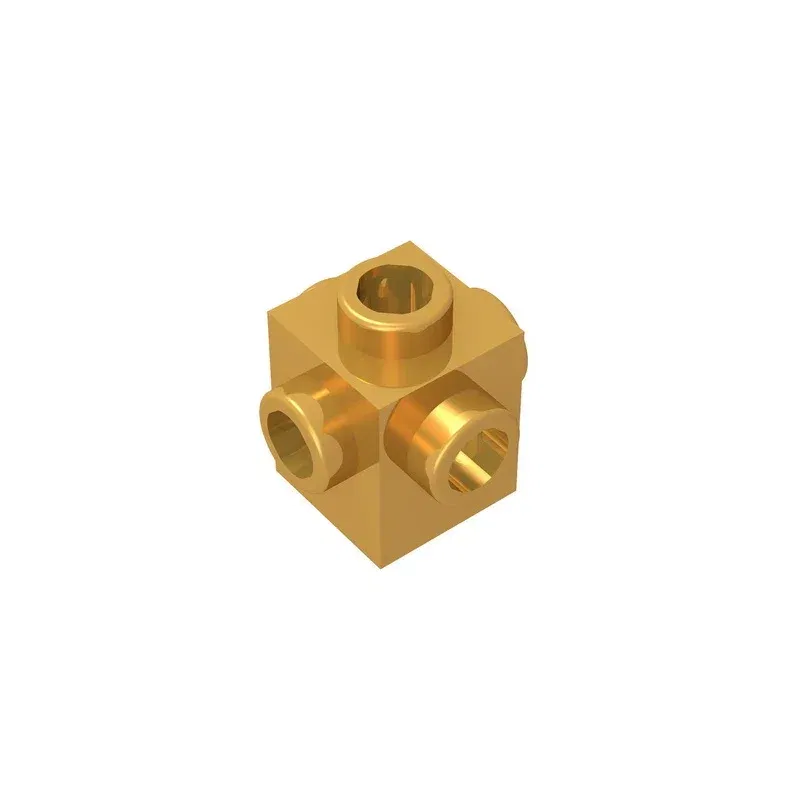 Color: Chocolate - Gobricks GDS-650 BRICK 1X1 W. 4 KNOBS compatible with lego 4733 children's DIY Educational Building Blocks Technical