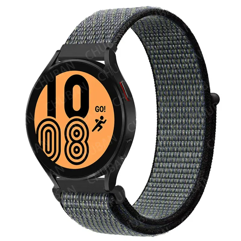 Band Color: silver, Band Width: 20mm - 20mm/22mm nylon Band