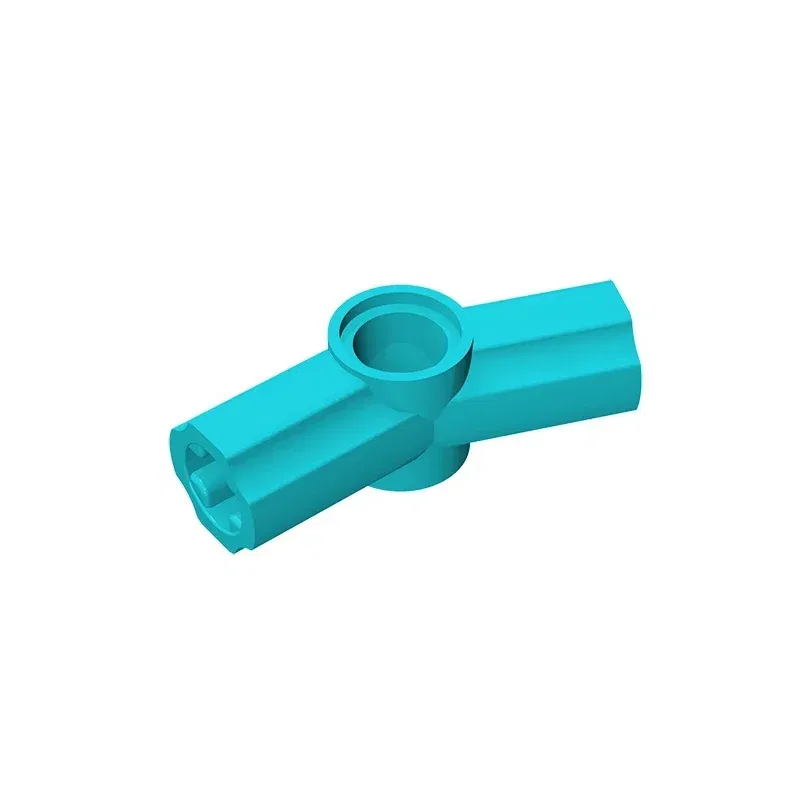 Color: Orange - Gobricks GDS-918 Technical, Axle and Pin Connector Angled #3 - 157.5 degrees compatible with lego 32016 Building Blocks