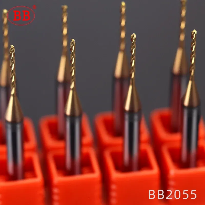 Hole Diameter: 2.9mm - BB 0.3~2.02mm Micro Drill Solid Carbide Bit Mini CNC Hole Making 3D Shank Diameter 4mm D4 Metal Steel Plastic 1PCS