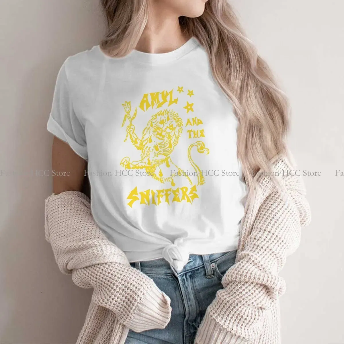Color: WHITE, Size: M - Classic Unique Polyester TShirt Lion Comfortable Creative Graphic T Shirt Stuff