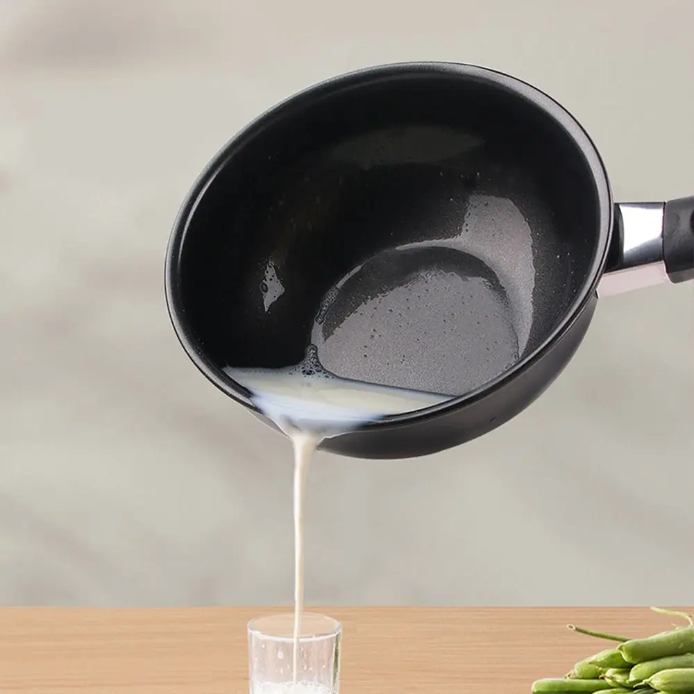 Color: Yellow - Frying Pan Mini Cooking Omelette Pans Non-stick Iron Pancake Egg Fryer With Long Handle Kitchen Gadgets