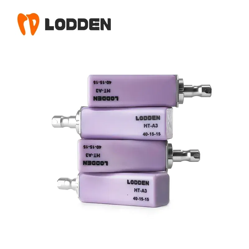 Color: GRAY - 4pcs/box Dental Lithium Disilicate(Glass Ceramic) B40 Cube LT/HT for CAD CAM Inlay Veneer Crown Sirona cerec milling system