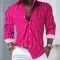European And American Fall Winter Men Long Sleeve Shirt