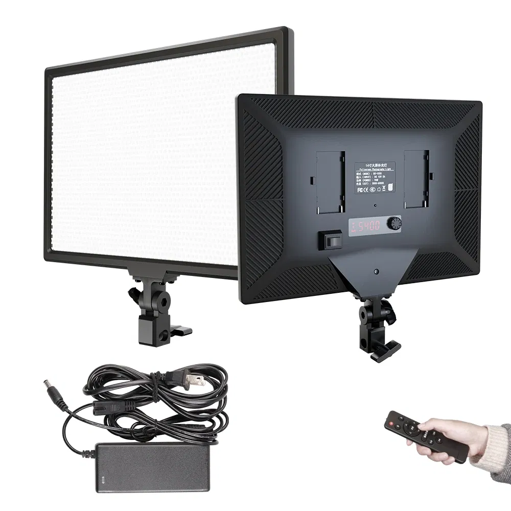 Color: BROWN, Ships From: CHINA - 14'' LED Video Light Photography Selfie Dimmable Panel Lighting Photo Studio Live Stream Fill Lamp Three Color With Tripod Stand