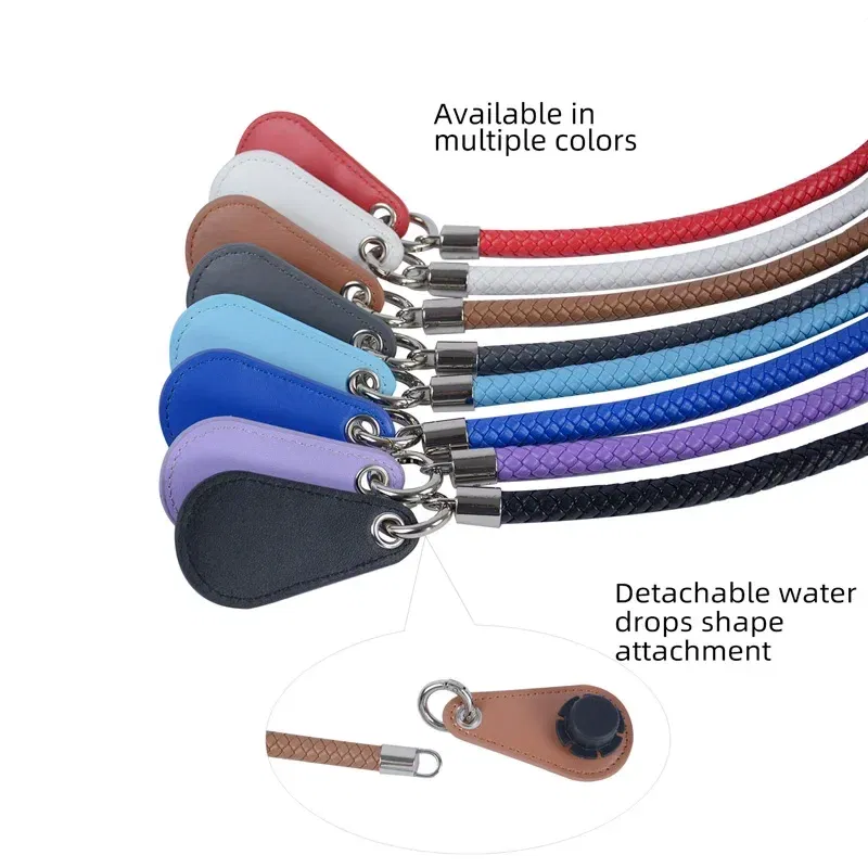 Color: Red Wine, Ships From: CHINA - New 1 pair Obag PU Woven braided leather Rope Handles straps round handlefor O Bag accessoires