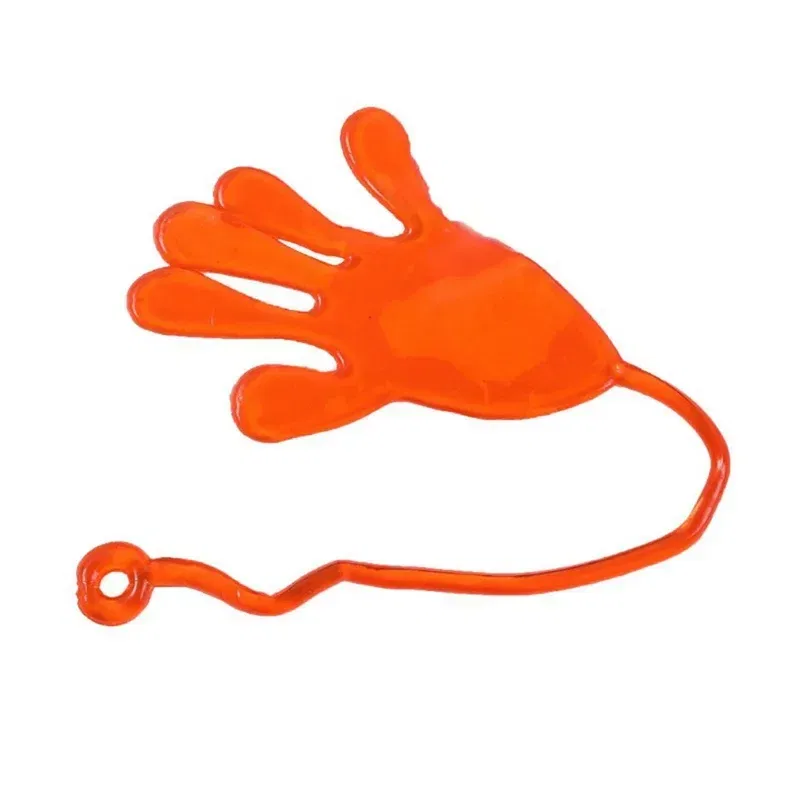 Color: DEEP BLUE - 1pc Squishy Toy Slap Hands Palm Toy Elastic Sticky Toy For Kid Gift Party Gags Practical Jokes Elastic Creative Tricky Toys